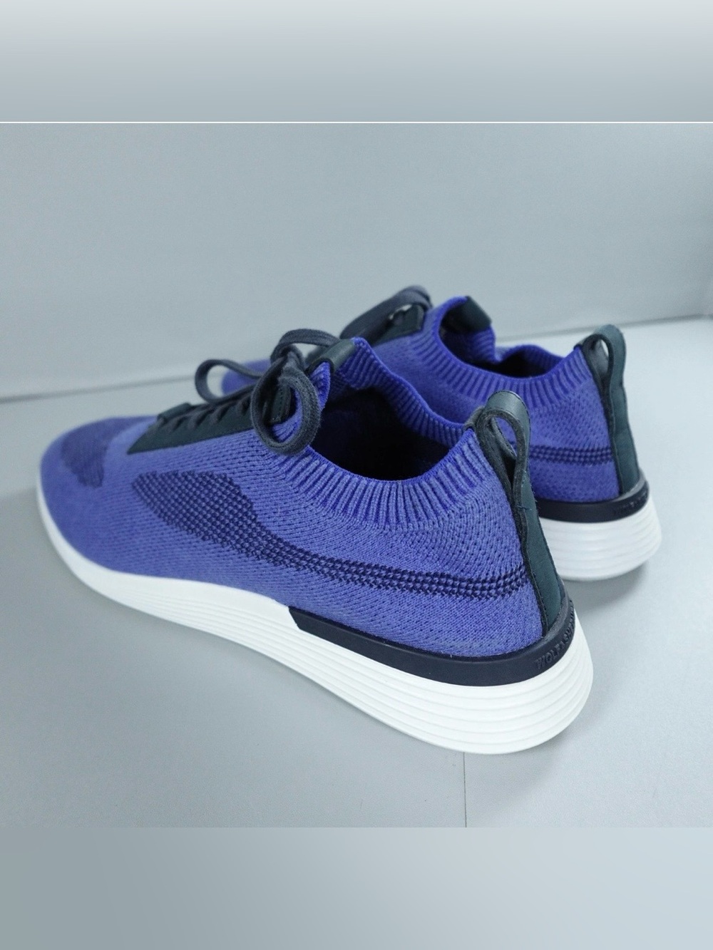 Wolf & Shepherd SupremeKnit Trainer Victory Blue White Sneakers Men’s Size 12 🐺 - Picture 13 of 14